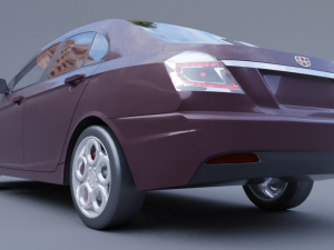 geely emgrand ec7 3D Модель