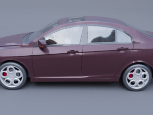 geely emgrand ec7 3D Модель