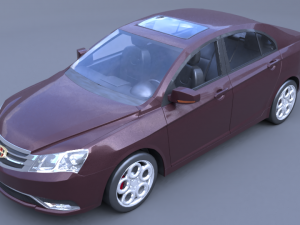 geely emgrand ec7 3D Модель