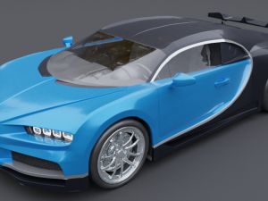 bugatti chiron 3D Model