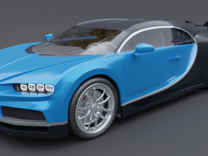 bugatti chiron 3D Model