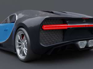 bugatti chiron 3D Model