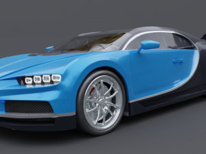 bugatti chiron 3D Model