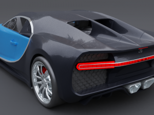 bugatti chiron 3D Model