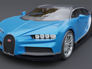 bugatti chiron 3D Model