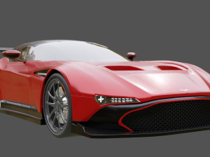Aston martin vulcan 3D 模型