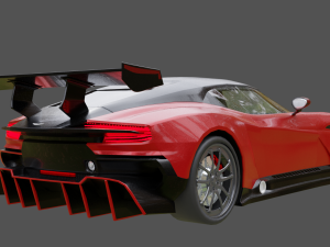 Aston martin vulcan 3D 模型