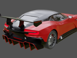 Aston martin vulcan 3D 模型