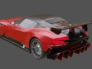 Aston martin vulcan 3D 模型