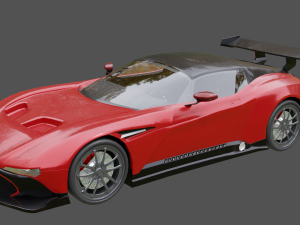 Aston martin vulcan 3D 模型