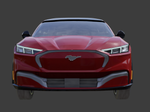 Mustang mach e 3D 模型