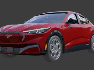 Mustang mach e 3D 模型