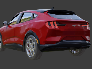 Mustang mach e 3D 模型