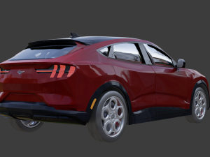 Mustang mach e 3D 模型