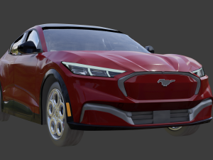 Mustang mach e 3D 模型