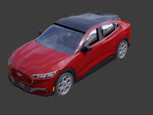 Mustang mach e 3D 模型