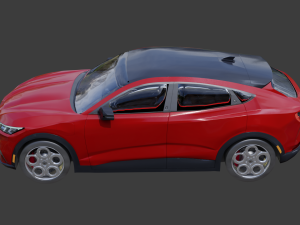 Mustang mach e 3D 模型
