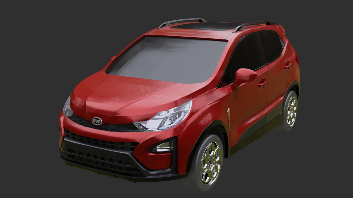 Byd yuan 3D Model .c4d .max .obj .3ds .fbx .stl .blend