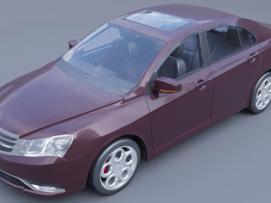 Geely ec7 Modelo 3D