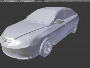 Geely ec7 3D Model