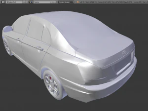 Geely ec7 3D Model