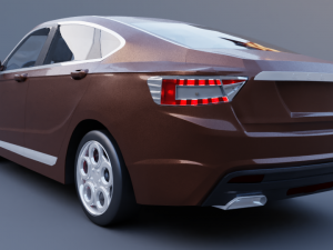 Geely gc 9 3D Модель