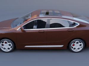 Geely gc 9 3D Модель