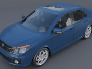 Geely gc 6 3D Модель