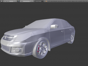 Geely gc 6 3D 모델