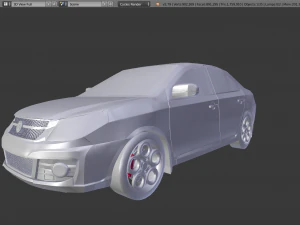 Geely gc 6 3D Model