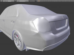Geely gc 6 3D 모델