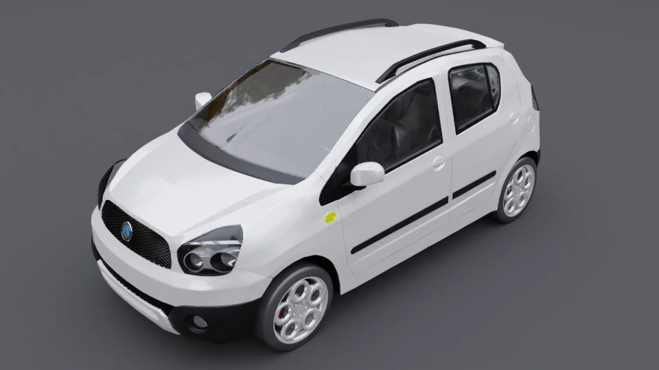 Geely panda lc cross 3D Model .c4d .max .obj .3ds .fbx .stl .blend 