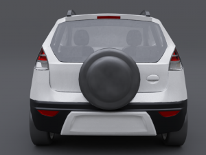 Geely panda lc cross 3D Model