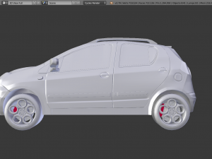 Geely panda lc cross 3D Model