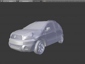 Geely panda lc cross 3D Model