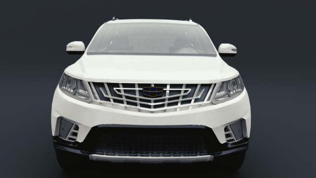 Geely vision x6 3D Model .c4d .max .obj .3ds .fbx .stl .blend 