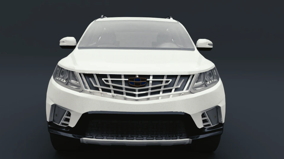 Geely vision x6 3D Model .c4d .max .obj .3ds .fbx .stl .blend 