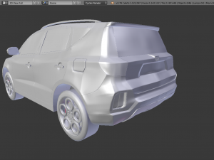 Geely vision x6 3D Model