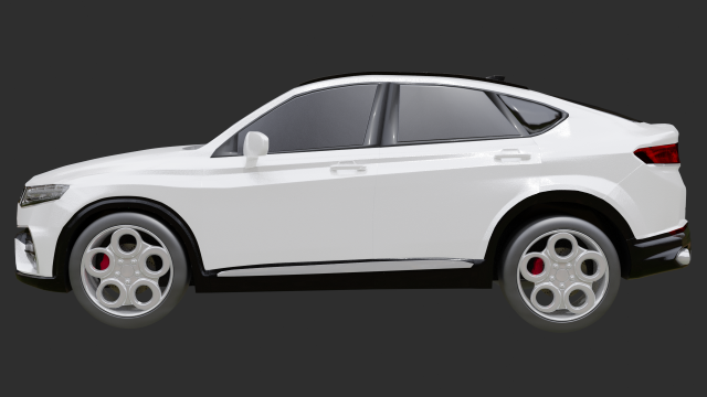 Geely xingyue 3D 模型 .c4d .max .obj .3ds .fbx .stl .blend