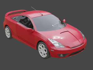 Toyota celica 3Dモデル