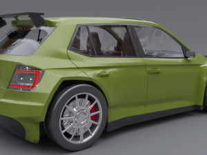 Skoda fabia r5 Modelo 3D