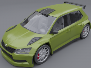 Skoda fabia r5 Model 3D