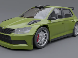 Skoda fabia r5 3D Model