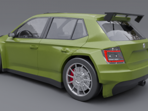 Skoda fabia r5 Model 3D