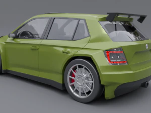 Skoda fabia r5 3D Model