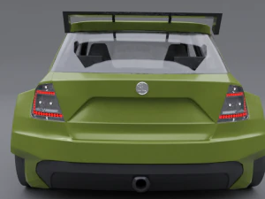 Skoda fabia r5 3D Model