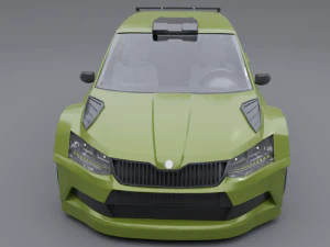 Skoda fabia r5 3D Model