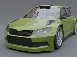 Skoda fabia r5 Model 3D