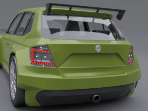 Skoda fabia r5 3D Model