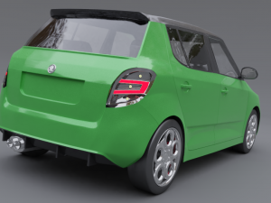 Skoda fabia rs Model 3D